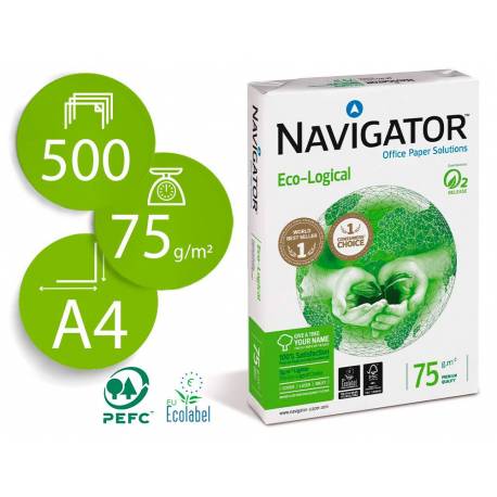 Navigator Eco-Logical Paper A4 75gsm White Ream {500 Sheets}