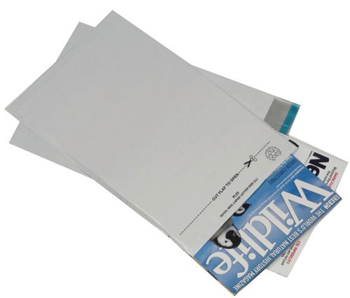 GoSecure Envelope Lightweight Polythene 440x320mm Opaque (100 Pack) PB11126