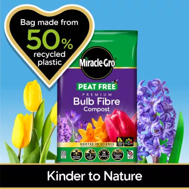 Miracle Gro Bulb Fibre Peat Free Compost 10 Litre