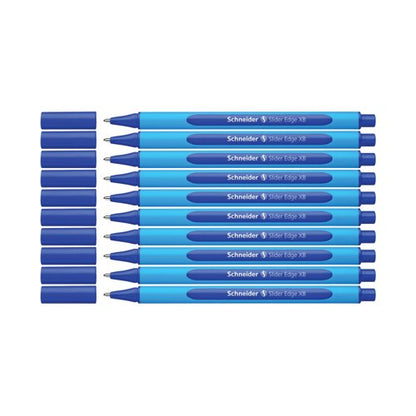 Schneider Slider Edge XB Ballpoint Pen Blue Pack of 10 SH152203