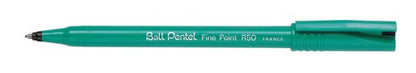 Pentel Ball Rollerball Pen Medium Black (Pack of 12) R50-A