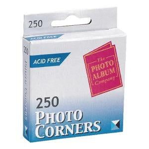 Photo Corners Self Adhesive Vinyl Clear [Pack 250]