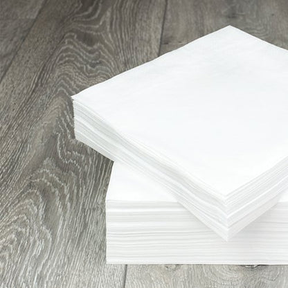 Poppies 1-Ply Napkins 30cm White (Pack of 5000) 3014WH