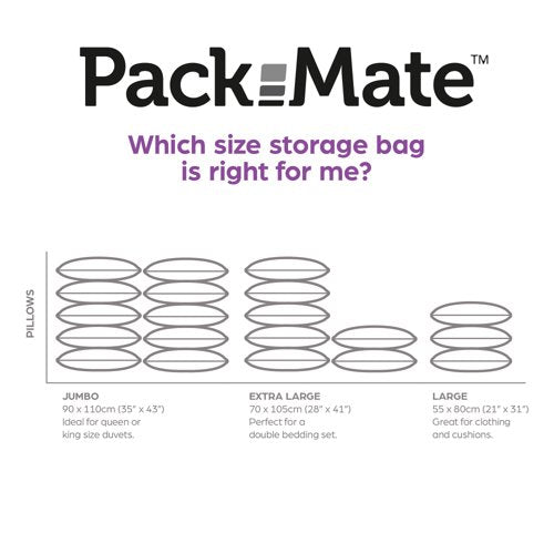 Packmate Extra Large Volume Vacuum Storage Bags (Pack of 2) C40266-GRE