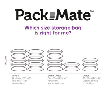 Packmate Extra Large Volume Vacuum Storage Bags (Pack of 2) C40266-GRE