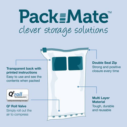 Packmate Small Roll Vacuum Storage Bags (Pack of 5) C40275