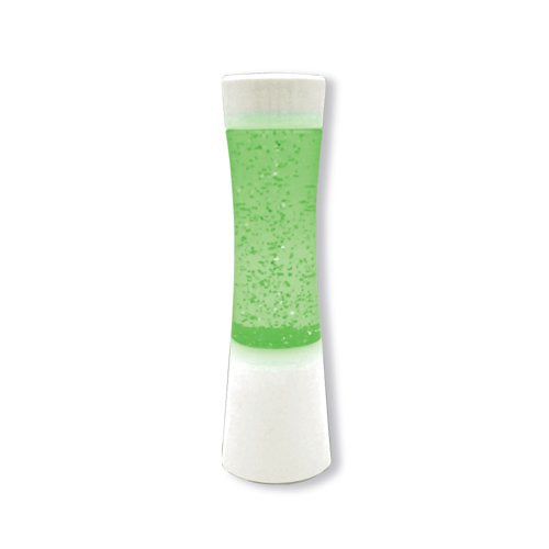 Miniature Shake and Shine LED Glitter Lamp White Base Battery Operated SGLL