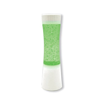 Miniature Shake and Shine LED Glitter Lamp White Base Battery Operated SGLL