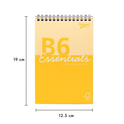 Pukka Pad Unipad Shorthand Pad 160 Pages (Pack of 4) ESS-SHB6AST