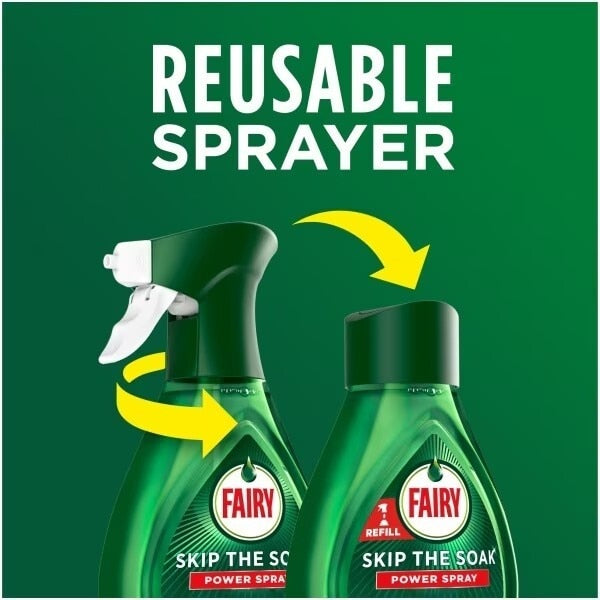 Fairy Skip The Soak Power Spray Fresh 650ml