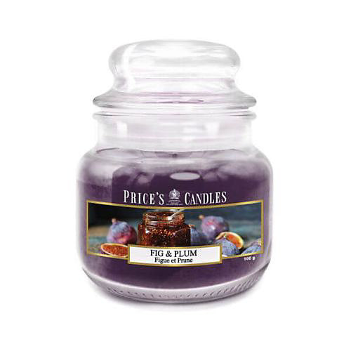 3 x Prices Fragrance Collection Fig & Plum Small Jar Candle