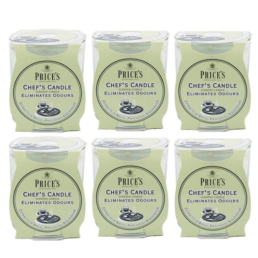 Prices Chefs Large 45hr Candle in Jar Eliminates Cooking Cooks Kitchen Odour