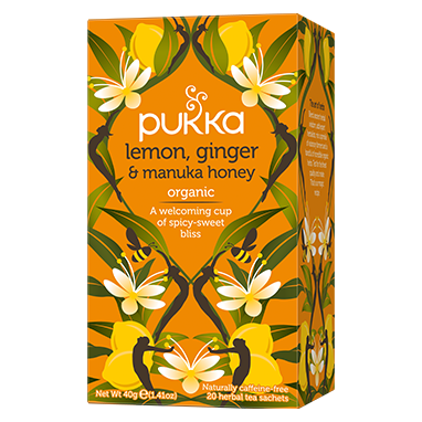 Pukka Tea Lemon, Ginger & Manuka Honey Envelopes 20's -240's - UK BUSINESS SUPPLIES