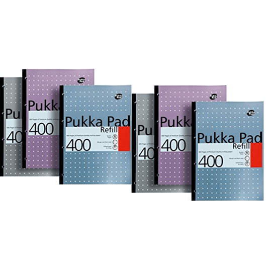 Pukka Pads A4 Refill Pad 400 Sheet (Pack of 5)