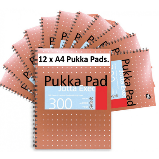 Pukka Pads Copper Jotta Exec A4 Notebook - Pack of 3 Pads