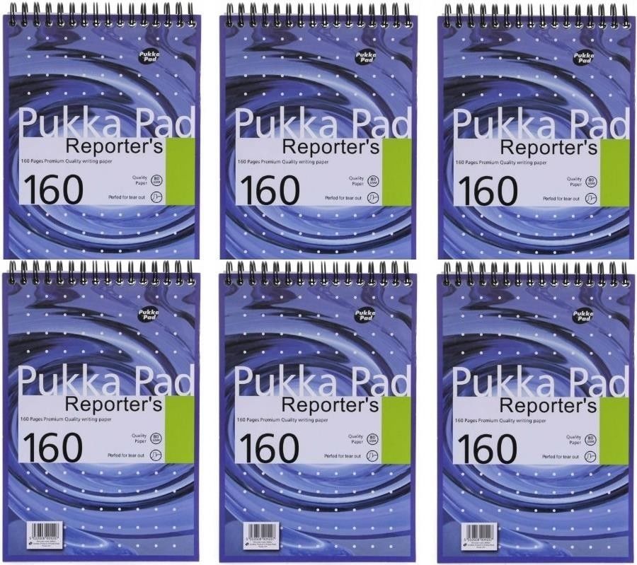 Pukka Pads Reporters Shorthand Notebook 80gsm 160 Pages NM001 {3 Pack}