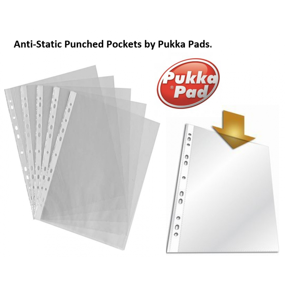 Pukka Punched Pockets A4 Clear 50 Micron Pack 50's - UK BUSINESS SUPPLIES