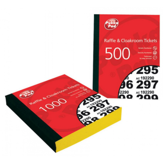 Pukka Pads 1-1000 Raffle Tickets