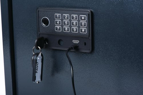Pavo Magnettag Steel Key Cabinet 50 Key Capacity Dark Grey DF77701