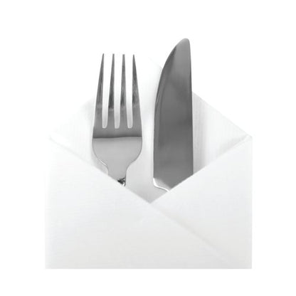 Tablin Napkins 40cm 8 Fold White (Pack of 500) 4048WH