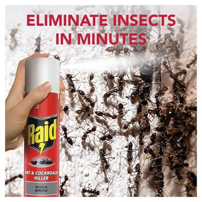 Raid Ant and Cockroach Killer Aerosol 300ml Pack of 6 97734