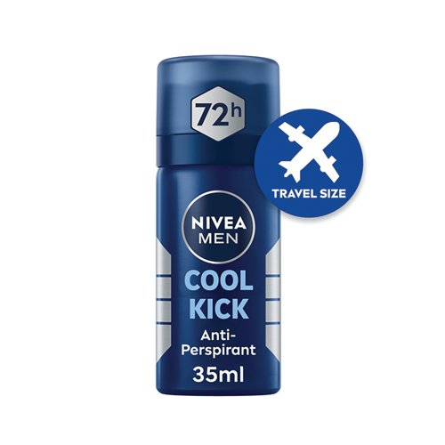 NiveaMen72HCoolKickAnti-Perspirant Spray Mini 35ml (Pack of 8) C006162