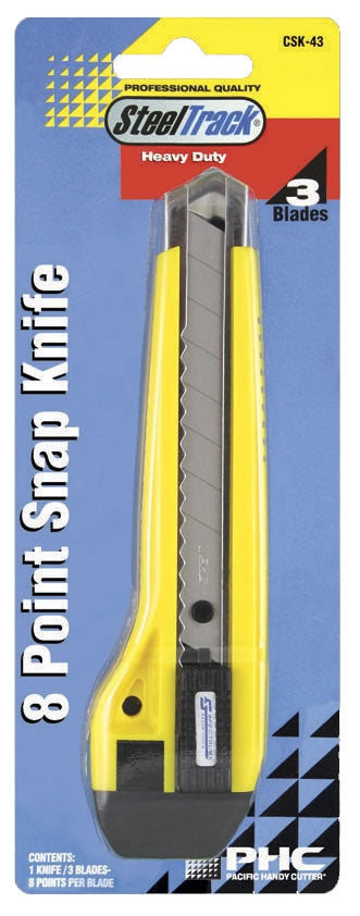 Quick Blade 8 Point Snap Safety Knife {Yellow} - UK BUSINESS SUPPLIES
