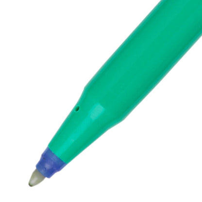 Pentel R50 Rollerball Pen 0.8mm Tip 0.4mm Line Blue (Pack 12) - R50-C