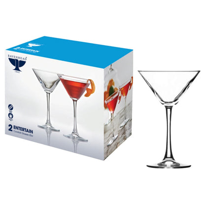 Ravenhead Essentials Cocktail/Martini Glasses 240ml x 2