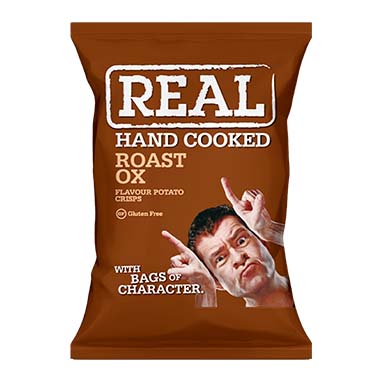Real Crisps Roast Ox 24 x 35g - UK BUSINESS SUPPLIES