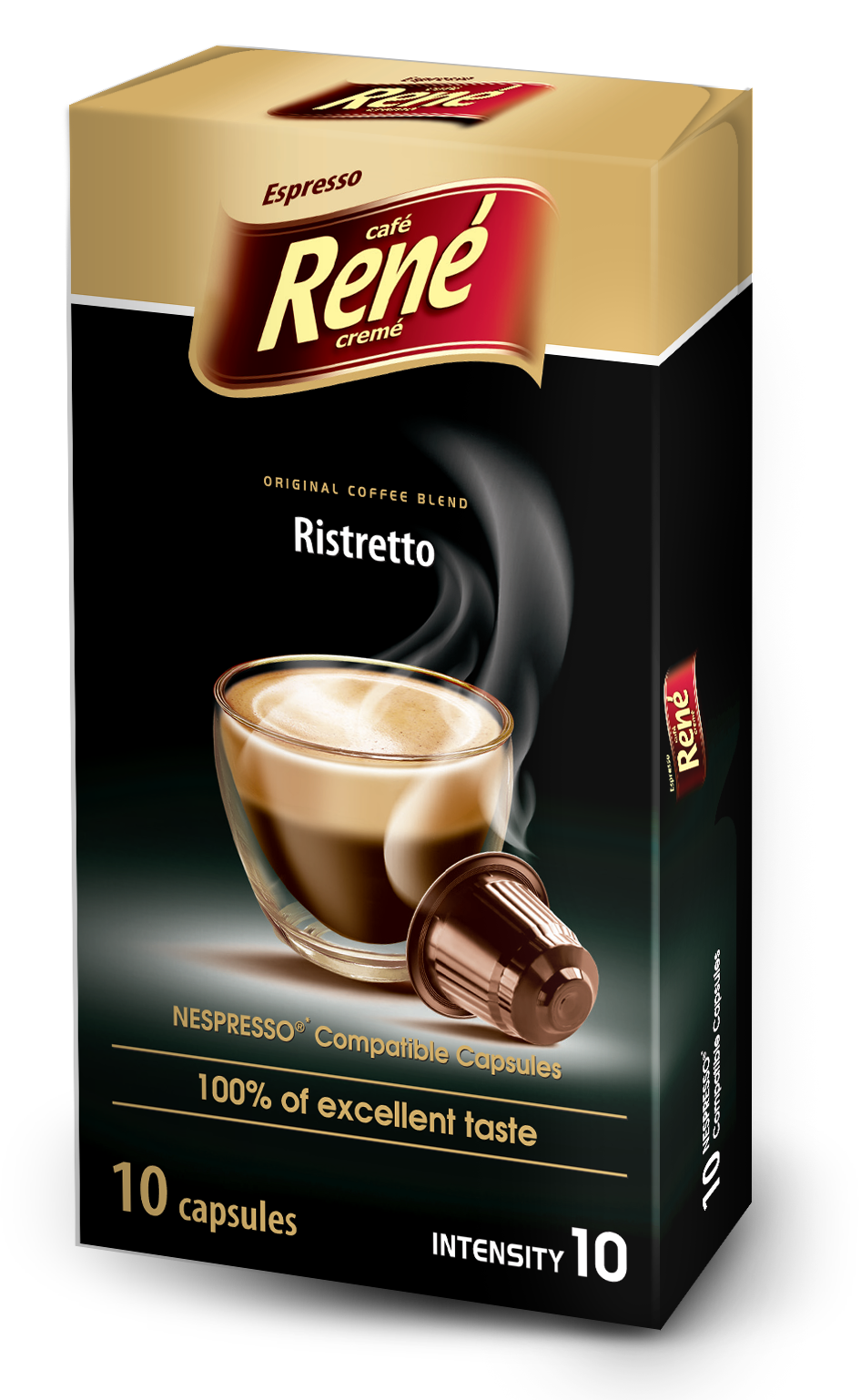 Copy of Cafe Rene Ristretto Nespresso Compatible 10 *PODS ONLY*
