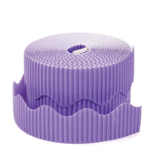Scalloped Corrugated Border Rolls Violet 78329