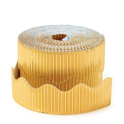 Scalloped Corrugated Border Rolls Flame Red 78708
