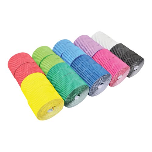 Fade Resistant Corrugated Border Rolls Assorted (Pack of 20) AR02451