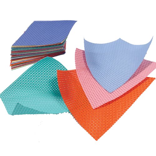 Binca Textile Squares 150x150mm Assorted (Pack of 50) TE00040