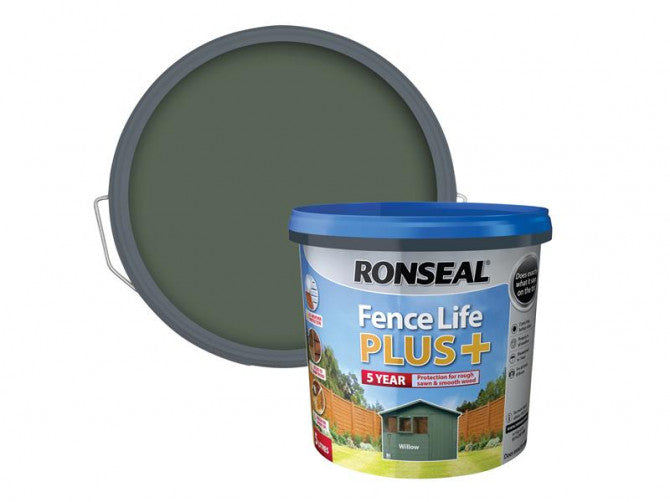 Ronseal Fence Life Plus+ Willow 5 Litre.