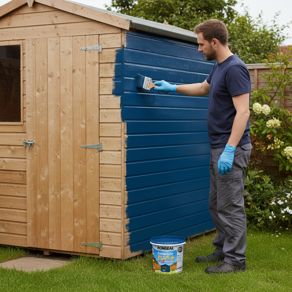 Ronseal Fence Life Plus+ Midnight Blue 5 Litre.