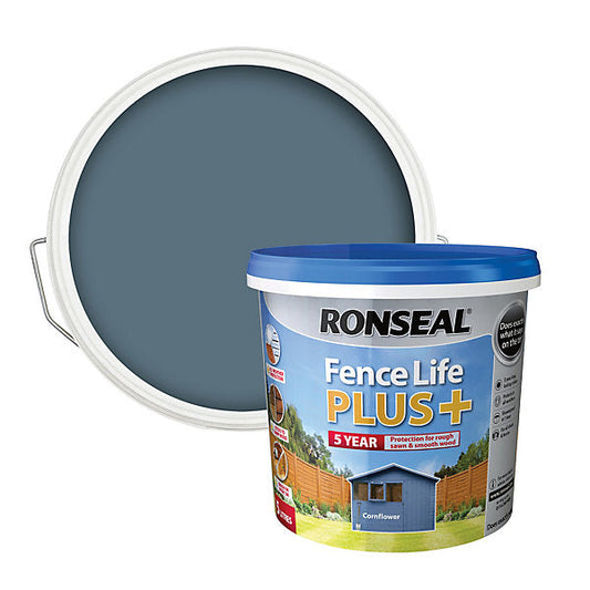 Ronseal Fence Life Plus+ Cornflower 5 Litre.
