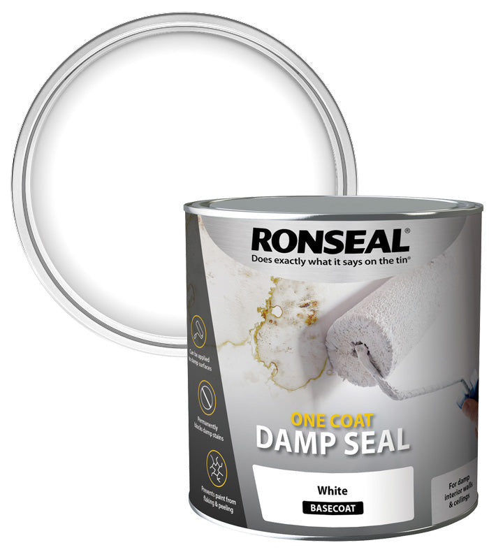 Ronseal 250ml One Coat Damp Seal - White