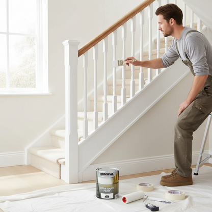 Ronseal Stays White Ultra Tough Gloss Paint, 750ml