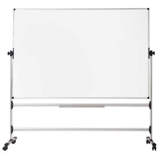 Bi-Office Earth-It Revolver Double Sided Magnetic Enamel Whiteboard Aluminium Frame 1500x1200mm - RQR0424