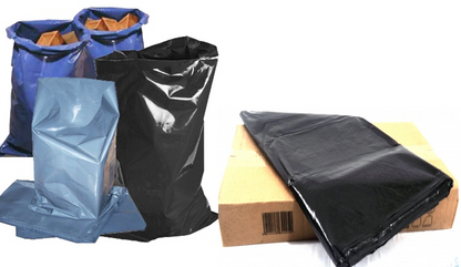 Heavy Duty Black Rubble Sacks Bin Refuse Roll x100 (505x750mm) - Upto 20kg - UK BUSINESS SUPPLIES