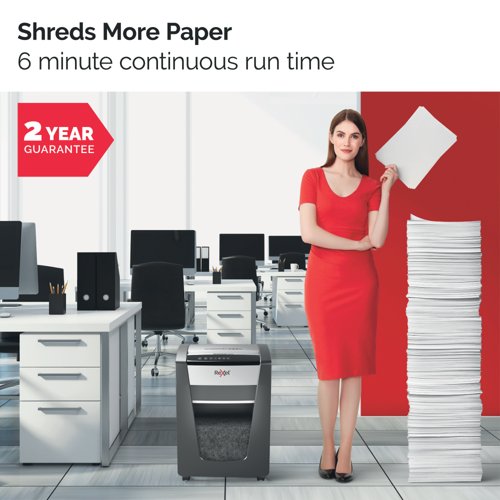 Rexel Momentum X410-Sl Slimline Cross-Cut P-4 Shredder 2104573