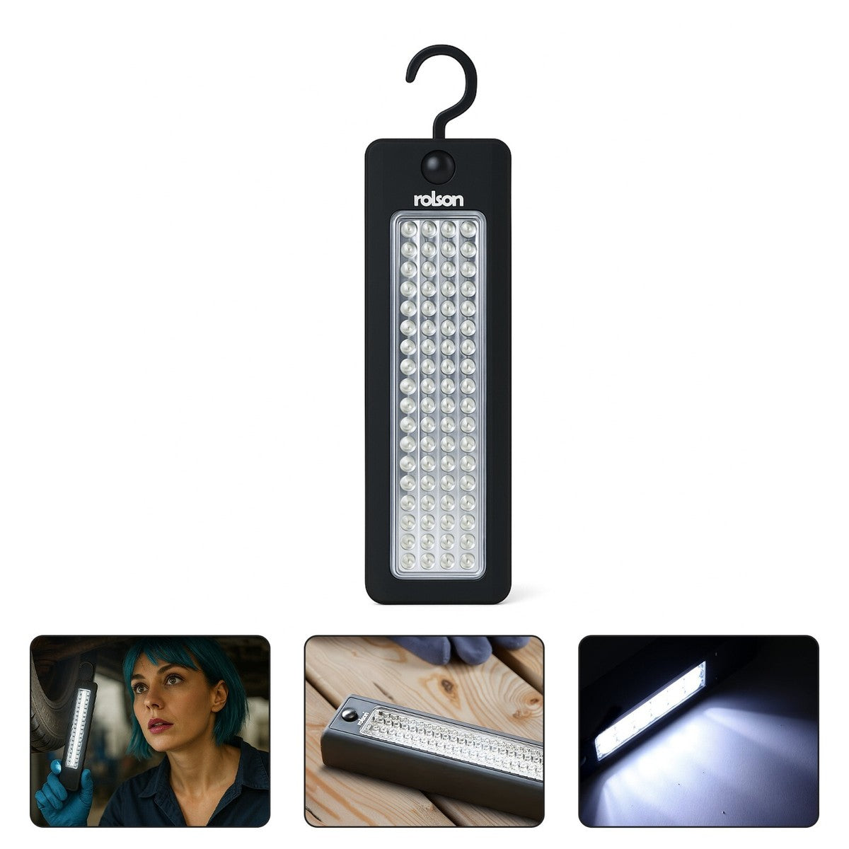 Rolson 72 LED Inspection Lamp | Super bright 72 LED | Magnetic Back