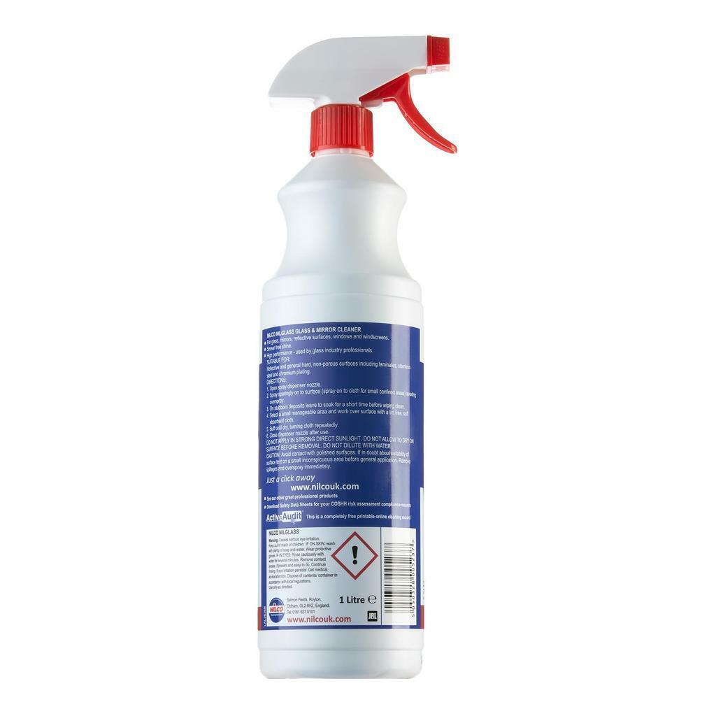 Nilco Nilglass Professional H3 Glass & Mirror Cleaner 1L