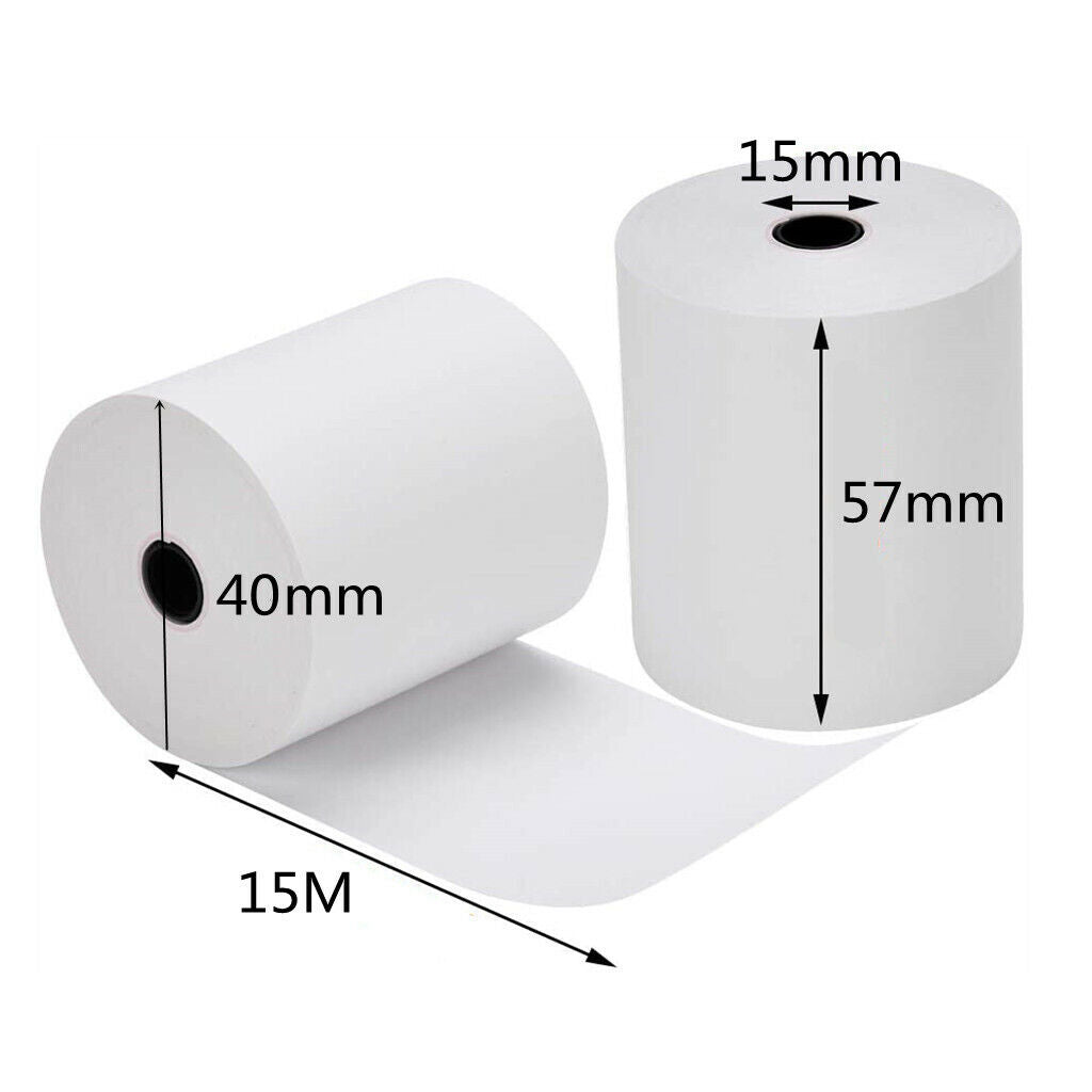 Roll-X Thermal Till Rolls BPA FREE (57x40) - UK BUSINESS SUPPLIES