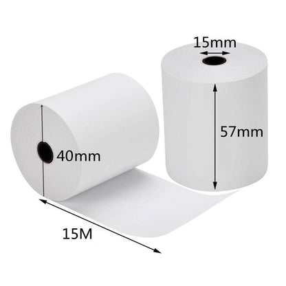 Roll-X Thermal Till Rolls BPA FREE (57x40) - UK BUSINESS SUPPLIES