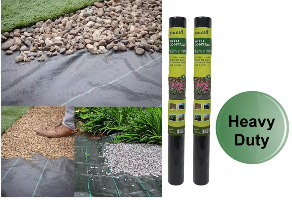 Apollo Garden Centre Heavy Duty Weed Control Fabric 95g/ms
