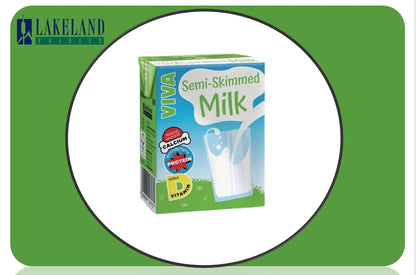 Viva Semi Skimmed milk 27x200ml
