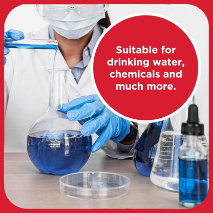 Janit-X 25L EcoStacker Container/Jerry Can CLEAR Includes Screw Top {Food Compliant}